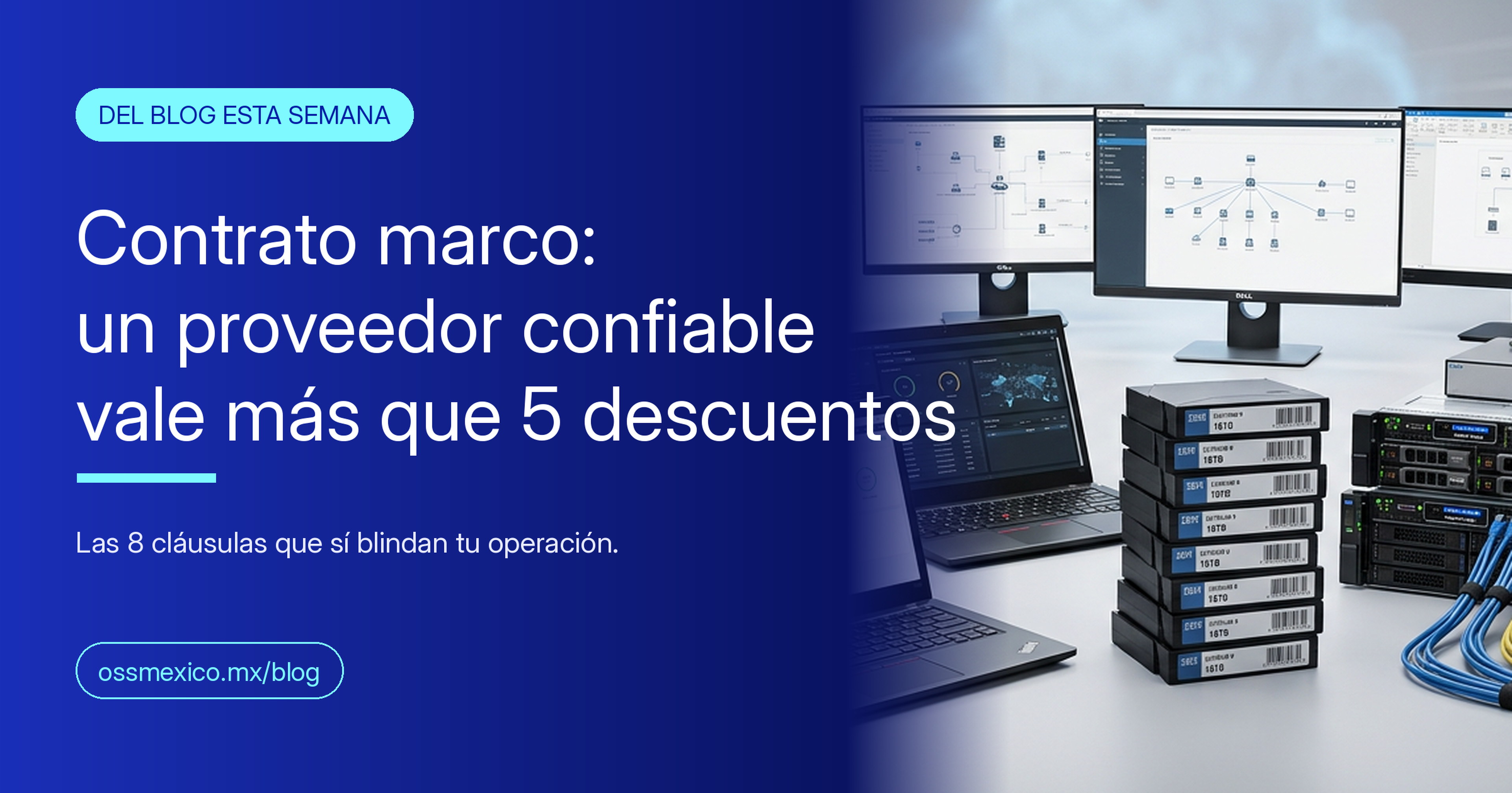 Contrato marco: un proveedor confiable vale más que cinco descuentos